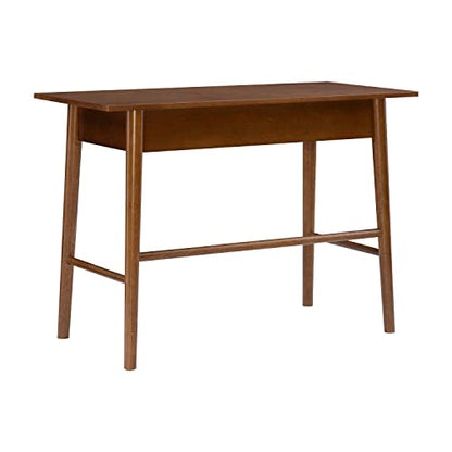 Melissa Mid Century Walnut Desk by Linon - color: Walnut