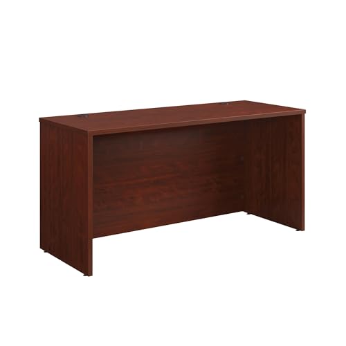 OfficeWorks by Sauder Affirm 60 X 24 Desk Shell/Credenza/Return, Classic Cherry Finish - color: Classic Cherry