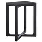 SAFAVIEH Home Collection - Akai Accent Table, Black Side Table with Cross Base, Fully Assembled (ACC2400B) - color: Black