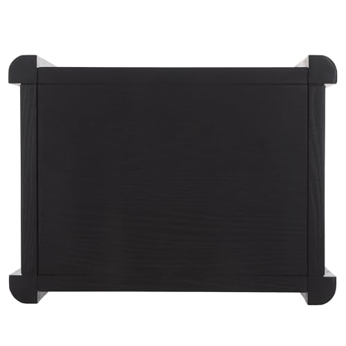 SAFAVIEH Home Collection - Hendro Accent Table, Black Rectangular Side Table with 1 Shelf, Fully Assembled (ACC2401B) - color: Black