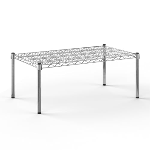 21" Deep x 36" Wide x 14" Height Wire Shelving Kit | 1-Tier | NSF Commercial Storage Rack Unit - size: 21" Deep x 36" Wide