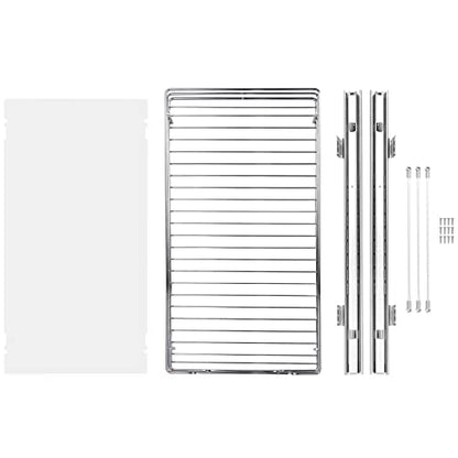 VEVOR 12.5"Wx16.5"Dx3.5"H Pull Out Cabinet Organizer, Heavy Duty Slide Out Pantry Shelves, Chrome-Plated Steel Roll Out Drawers Storage, for Home, Under Sink, 14"Wx17.5"Dx7"H Install Size for Cabinet - size: 12.5"Wx16.5"D