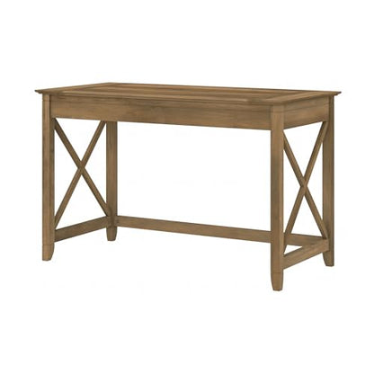 Bush Home Key West 48W Writing Desk in Reclaimed Pine - color: Reclaimed Pine, size: 48W