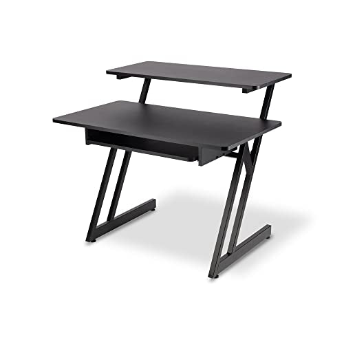 On-Stage WS7500 Series Wood Studio Workstation - Black - color: Black