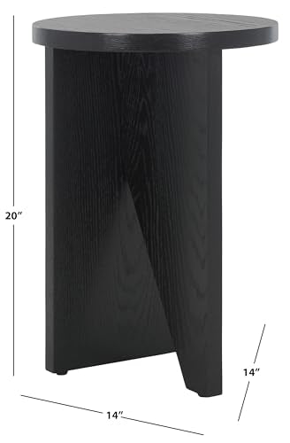 SAFAVIEH Couture Collection Bonaclara Black 2-Leg Accent Table - color: Black