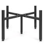 LUBORN Plant Stand Indoor Outdoor, Adjustable Plant Stands Fit for 15–20-Inch Large Plants, Mid-Century Metal Planter Stand, Heavy-Duty Single Modern Plant Holder for Living room, Patio - size: 15''-20'' 1P