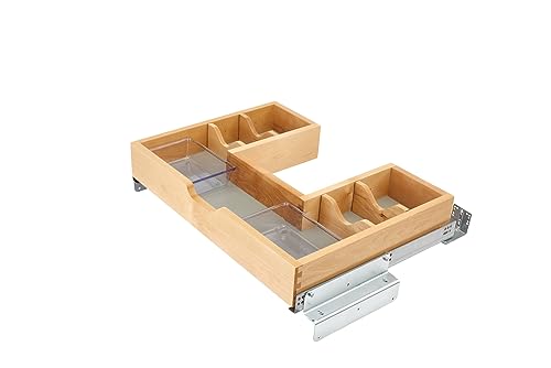 Rev-A-Shelf Wood Vanity Sink Cabinet Pullout Organizer