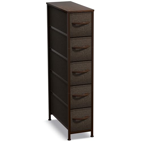 Sorbus Kids Dresser with 5 Drawers - Storage Unit Organizer Chest for Clothes - Bedroom, Kids Room, Nursery, & Closet - color: Brown, style: 5 Drawer