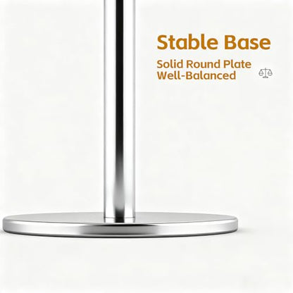 Stainless Steel Brushed Nickel Hand Towel Stand, 13 Inch | Freestanding Countertop, For Bathroom Vanity Kitchen, Holds 2 Towels, Rust-Resistant, Space-Saving Design - color: Brushed Nickel