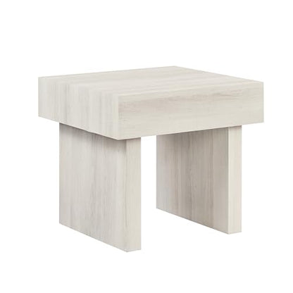 Roundhill Furniture Athens Modern Accent End Table, Off-White - color: Off-white