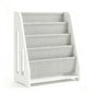Perugina Wood Kids Bookshelf 5Tier(White) | DutchDesign Montessori Nursery Toddler Baby Book Shelf kidsroom - color: Milkywhite