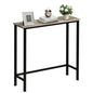 Narrow Console Table, 29.5" Small Entryway Table, Thin Hallway Tables, Slim Sofa Side Tables for Hallway, Living Room, Bedroom, Foyer, Marbleized Grey - color: Marbleized Grey