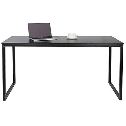 55 inches Writing Computer Desk Office Table Modern Simple Work Study Desk Laptop Table Modern Simple Style Desk (55 inches) - size: 55 inches