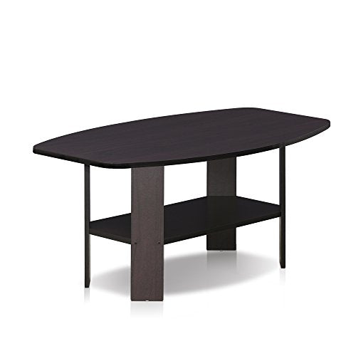 Furinno Simple Design Coffee Table, Dark Walnut - color: Dark Walnut, size: Coffee Table