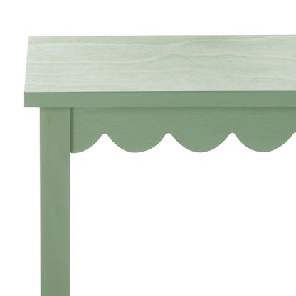 SAFAVIEH Home Collection Haven Sage Lower 2 Lower Drawer Console Table for Entryway, Living Room, Foyer - color: Sage