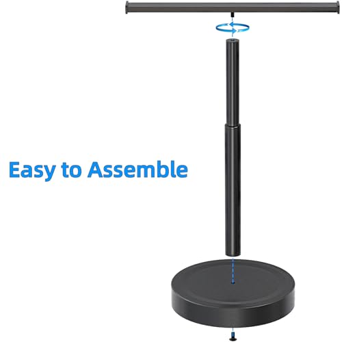 Hand Towel Stand, Stainless Steel Hand Towel Holder Rack for Bathroom Countertop, 16.5Inch Adjustable Retractable T-Shape Free Standing Hand Towel Rack for Bathroom Kitchen Countertop, Matte Black - size: T-Shape