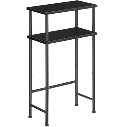 HOOBRO Narrow Console Table for Small Space, 15.7" Entryway Table with Storage, 2 Tier Sofa Table with 2 Shelves, Skinny Console Table for Entryway, Hallway, Living Room, Foyer, Black BB40XG01 - color: Black