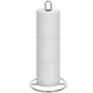 Toilet Paper Holder Stand, OBODING, Silver Freestanding Toilet Paper Holder for Storing 3 Rolls of Toilet Papers (Silver) - color: Silver