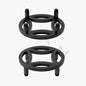 Zhongma 2 Pack 8.7" Fully Assembled Sturdy Potted Plant Stand Flower Pot Holder Heavy Duty Construction, Low Plant Stand for Home Indoor and Outdoor, Sturdy plant riser and saucer without Installation Required - size: 2 Pack 8.7" Metal Plant Stand