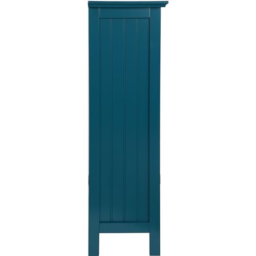 eHemco 3 Tier Bookcase with 2 Arched Supports, 40 Inches, Blue - color: Blue, size: 3 Tier
