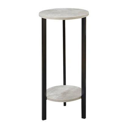 "Convenience Concepts Graystone 31"" Plant Stand, Faux Birch / Black" (111253) - color: Faux Birch/Black