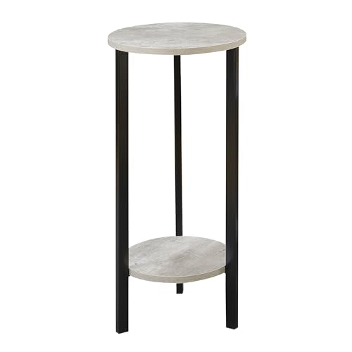 "Convenience Concepts Graystone 31"" Plant Stand, Faux Birch / Black" (111253) - color: Faux Birch/Black
