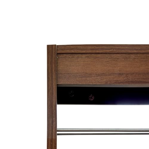 7 Tier Slim Rolling Storage Cart, 68.35" Tall Narrow Pull Out Pantry Organizer Shelves for Kitchen Laundry Bathroom, Space Saving Mobile Utility Cart with Wheels & Handle, Walnut - color: Walnut