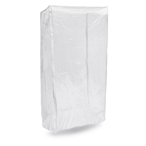 New Star Foodservice Commercial-Grade Clear Plastic Sheet Pan/Bun Pan Rack Cover, 20-Tier, 28" L x 23" W x 61" H - size: 28" x 23" x 61", 20-Tier, Single