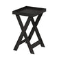 Furinno Classic Tray Table with Removable Tray, Espresso - color: Espresso, style: With Tray