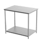 Stainless Steel Prep Table 36x24x33.5 Inch, Commercial Work Table Heavy Duty with Adjustable Undershelf, Multipurpose Workstation for Restaurant Kitchen, Bakery, Home Garage & Outdoor - size: 36x24x33.5 Inch