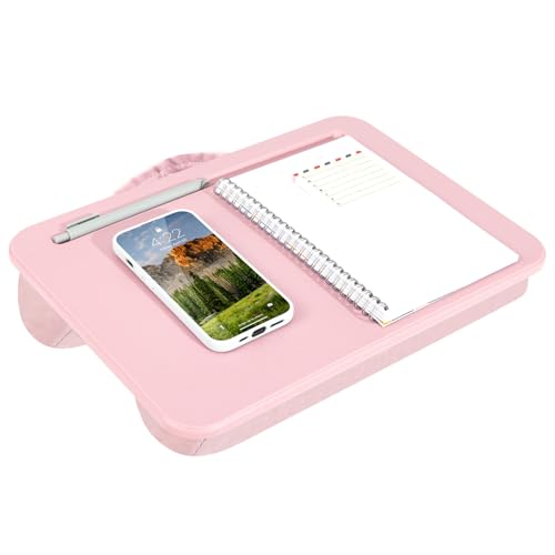 LAPGEAR Compact Lap Desk – Rose Quartz, Fits 14" Laptops - color: Rose Quartz, size: 14″ Laptop (Compact)