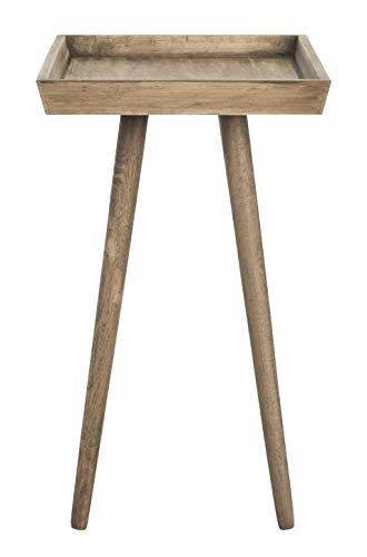 Safavieh Home Nonie Modern Chocolate Accent Table - color: Chocolate
