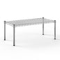 18" Deep x 36" Wide x 14" Height Wire Shelving Kit | 1-Tier | NSF Commercial Storage Rack Unit - size: 18" Deep x 36" Wide