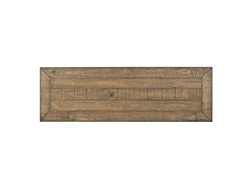 Martin Svensson Home Monterey Solid Wood Sofa Console Table - Reclaimed Natural Finish - Modern Farmhouse - Entryway Table with Two Spacious Drawers - color: Reclaimed Natural