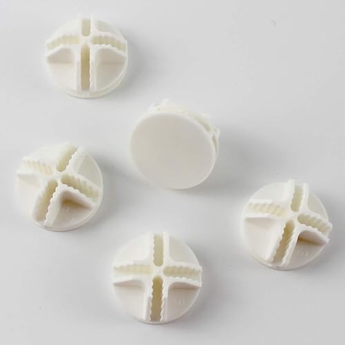 20 Pcs White Plastic Wire Cube Connectors Wire Grid Cube Connectors for Modular Closet Storage Organizer and Wire Grid Cube Storage Shelving Closet Mounted Storage, Clothing and Closet Storage