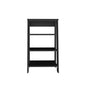 Freestanding Bathroom Shelf with Open Storage, Black
