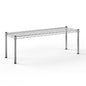 14" Deep x 42" Wide x 14" Height Wire Shelving Kit | 1-Tier | NSF Commercial Storage Rack Unit - size: 14" Deep x 42" Wide