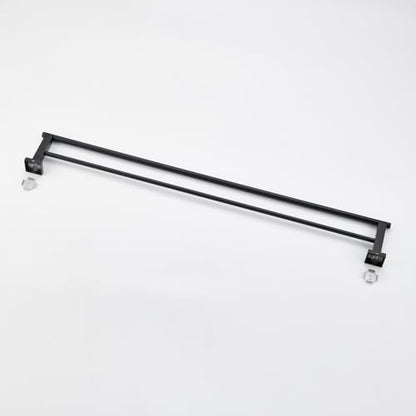 Miyili Matte Black Double Bath Towel Bar 36-Inch Stainless Steel Hand Towel Rack for Bathroom Wall Mount, A02B90B - color: Matte Black, size: 36-Inch