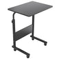 Side Table with Wheels, Home Snack Side Table with Castors Mobile End Table,Black,05#1-60BK-S8-US - color: Black, size: 23.6 inches