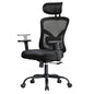 Marsail Ergonomic Office Chair Ergonomic Gaming Chair with Lumbar Support, 2D Headrest, Adjustable Armrests, Contoured Seat Cushion, Desk Chair with Wheels for Home and Office (Dark) - color: Dark
