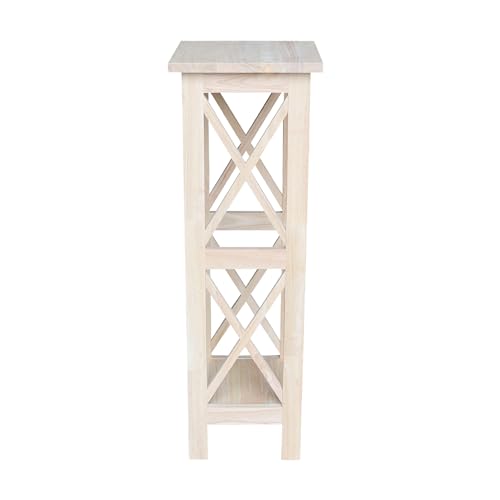 International Concepts Plant Stand, 36 inch, Unfinished - color: Unfinished, size: 12 inch W x 12 inch D x 36 inch H