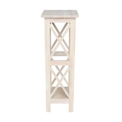 International Concepts Plant Stand, 36 inch, Unfinished - color: Unfinished, size: 12 inch W x 12 inch D x 36 inch H