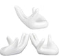 3 Pack Air Plants Holders Ceramic Mini Hand Shape Stand Tillandsia Holder Small Container Pot Hand Shape Small Container Airplant Display Container Pot Plant Decorative Home Decor