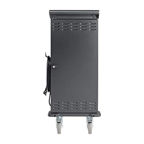 Tripp Lite 27-Port AC Mobile Charging Cart Storage Station for Chromebooks, iPads, Laptops, Tablets, Black (CSC27AC) - size: 27 AC Port, style: Cart