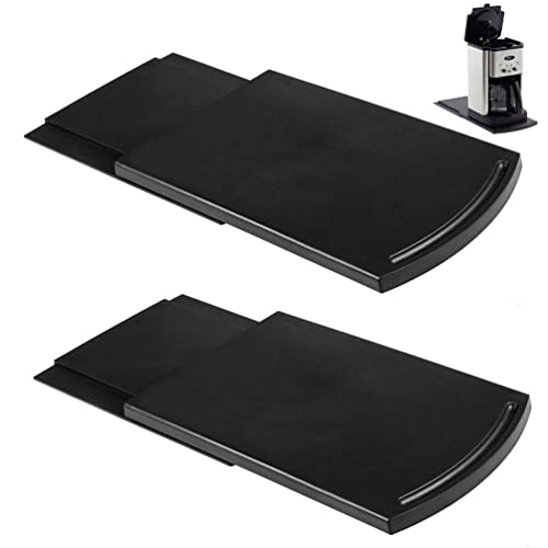 HauSun Handy Sliding tray Sliding Tray Mat for Coffee Maker,Kitchen Appliance Moving Caddy,Countertop Stoage for Air Fryer, Blender, Stand Mixer,Food Processors,2 Sets - size: 2 sets