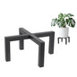 Plant Stand Indoor Outdoor, Heavy Duty Metal Plant Pot Holder, Mid Century Modern Planter Stands, Floor Flower Pot Holder (Black, Fit 5-12 inch pots) - size: Fit 5-12 inch pots