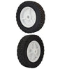 Parts Camp 6 inch Plastic Wheel Fits Oregon 72-106 hand trucks, lawnmowers, utility carts,BBQ Grills, Radio Flyer Wagon Trash Can Universal Wheel 9610 - size: 6-inch