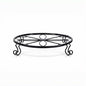 1 Pack Heavy Duty Metal Plant Stands, 10 Inch Round Flower Pot Holders, Rustproof Iron Planter Risers for Indoor Outdoor Use, Patio, Balcony, Garden and Living Room, Black(10in-1pack) - size: 10 inch - 1 pack
