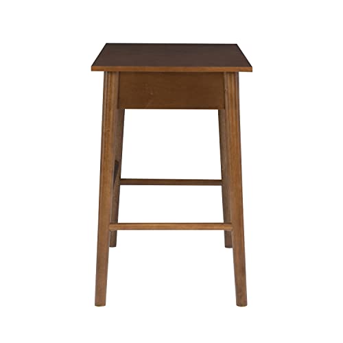 Melissa Mid Century Walnut Desk by Linon - color: Walnut