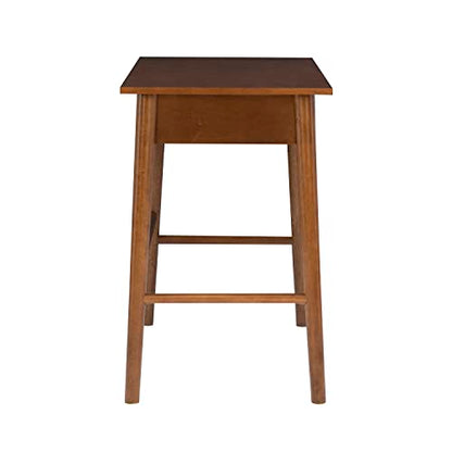 Melissa Mid Century Walnut Desk by Linon - color: Walnut